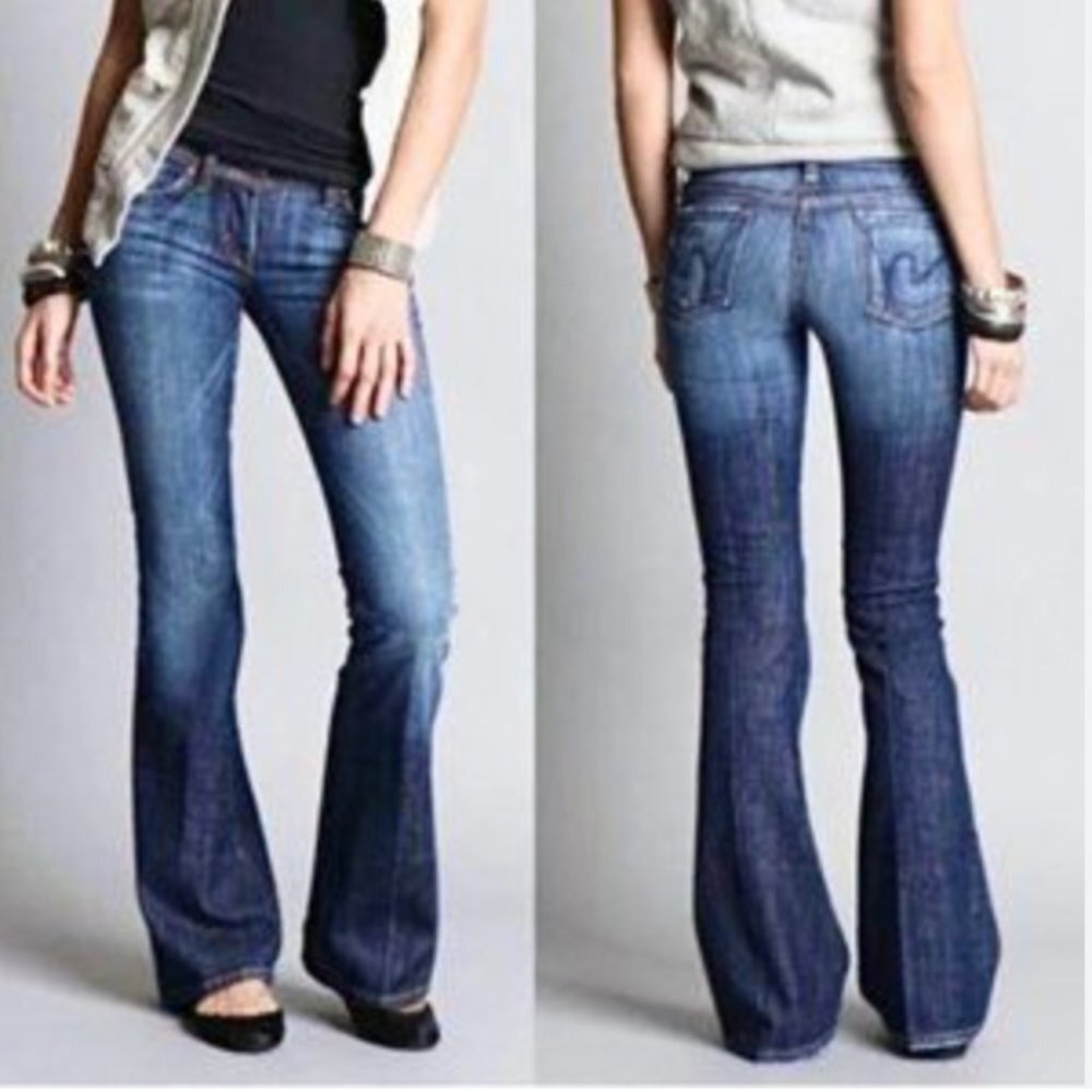 CoH Wimbledon Stretch Ingrid Flare Jeans Y2K # 144 Blue Size 27